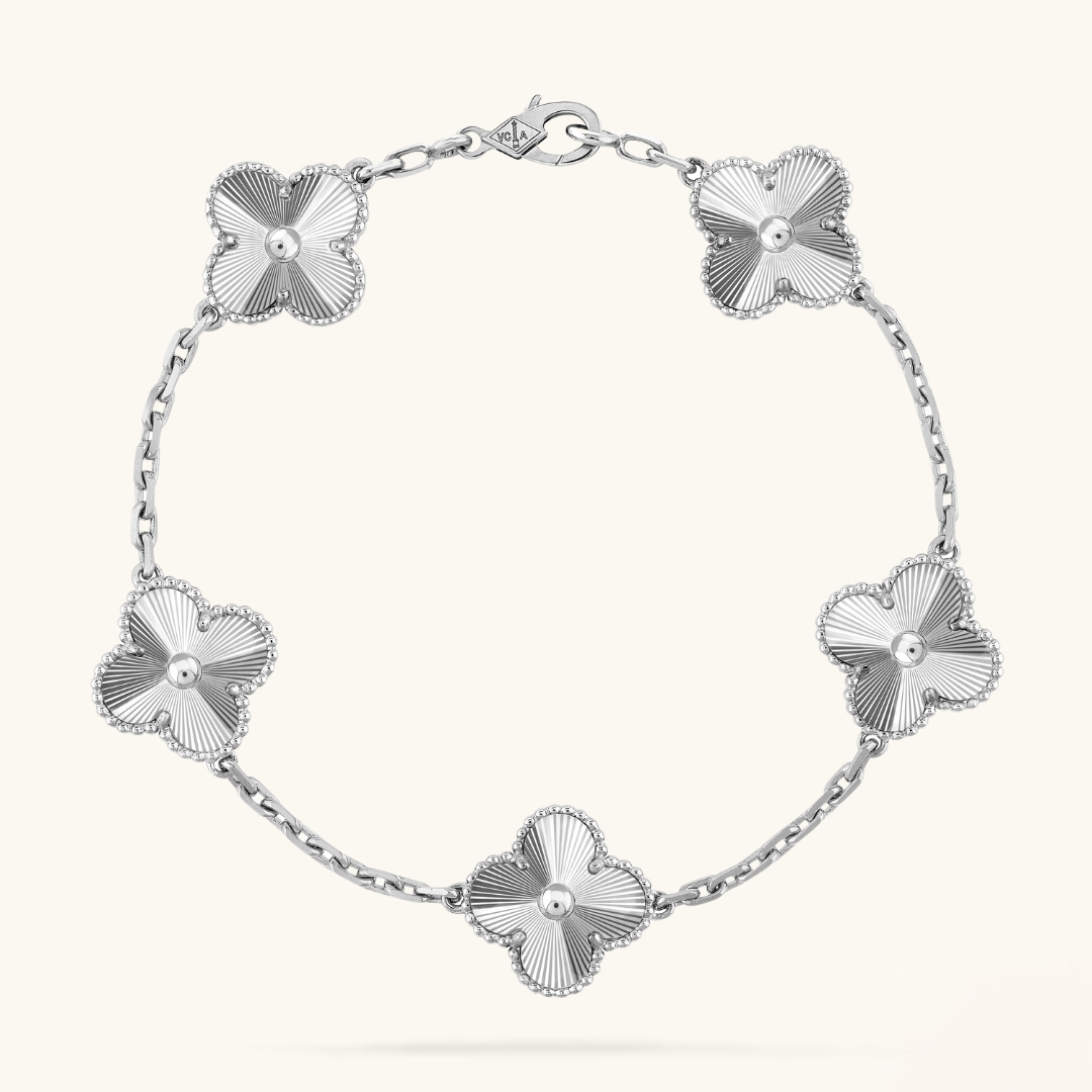 Clover Armband in Silber
