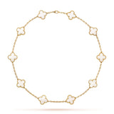 KLEEBLATT | 10 Motive Weißes Halsband