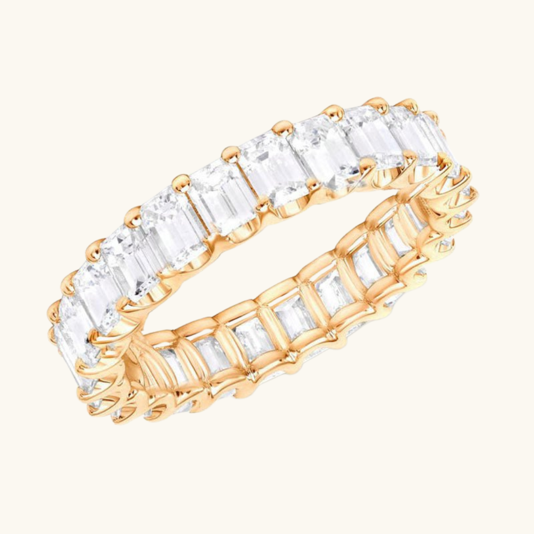 Cubic Ring in Gold