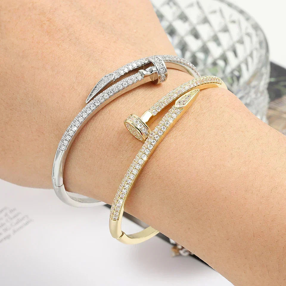 SPIKE | Voller Diamantarmband