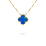 KLEEBLATT | Blaue Halskette