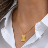 Madison Diamanthalskette in Gold
