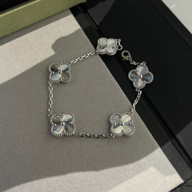 Clover Armband in Silber