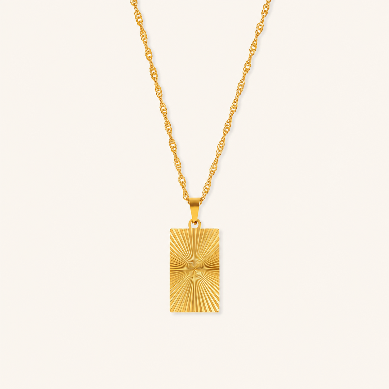 Madison Diamanthalskette in Gold