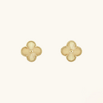 KLEEBLATT | Goldohrringe