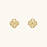 KLEEBLATT | Goldohrringe