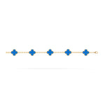KLEEBLATT | Blauer Armband