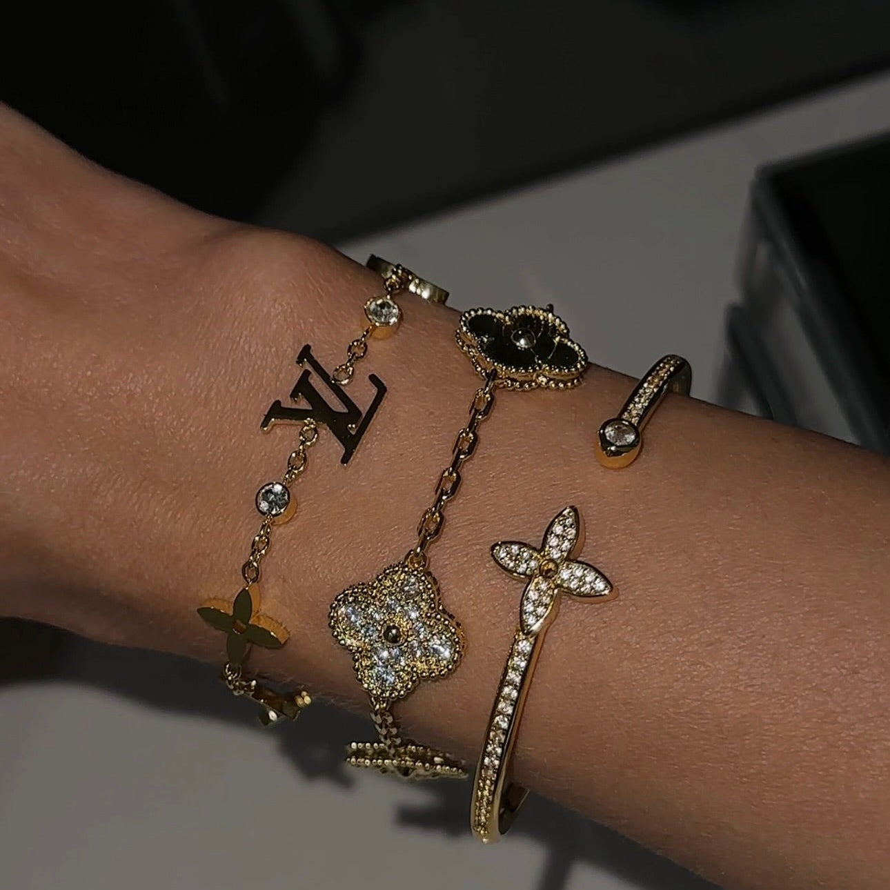 Lacey Armband in Gold