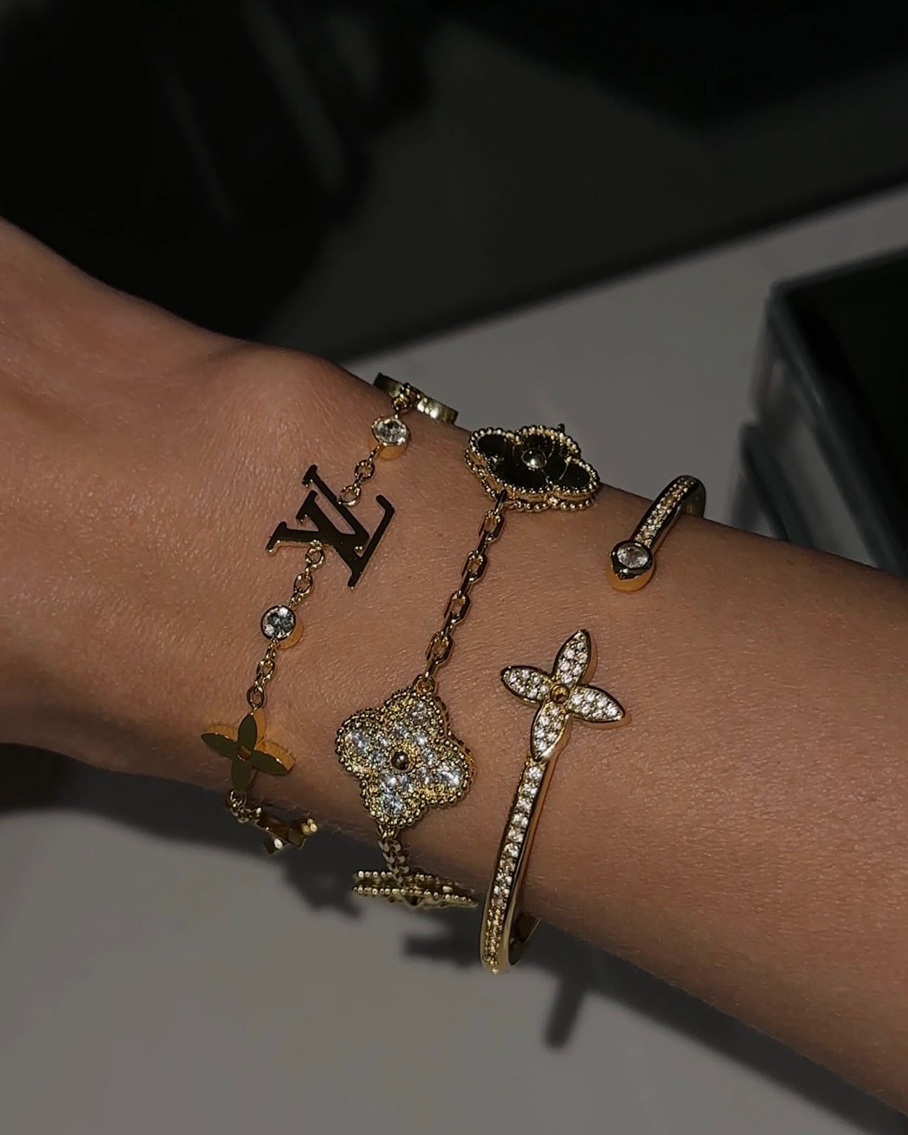 Lacey Armband in Gold