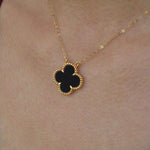 Clover Halskette Schwarz