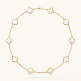 KLEEBLATT | 10 Motive Weißes Halsband