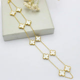 KLEEBLATT | 10 Motive Weißes Halsband