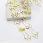 KLEEBLATT | 10 Motive Weißes Halsband