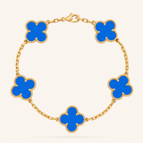 KLEEBLATT | Blauer Armband