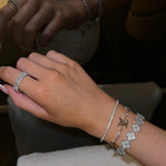 Lacey Armband in Silber