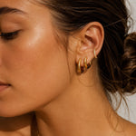Zeitloses Gold-Hoops-Bundle
