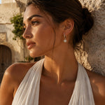 Strahlende Sonnen-Charm-Hoops