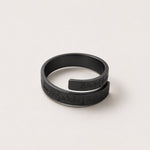 Harmonie Eingravierter Offener Ring