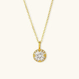 Adora Edelsteinhalskette in Gold