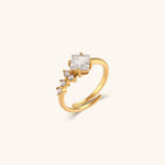 Alaia Glitzernder Ring in Gold