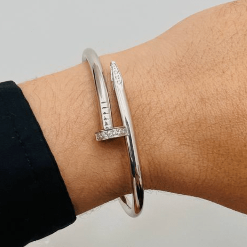 Elegance Nagelarmband in Silber