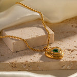 Caelus Herzhalskette in Gold