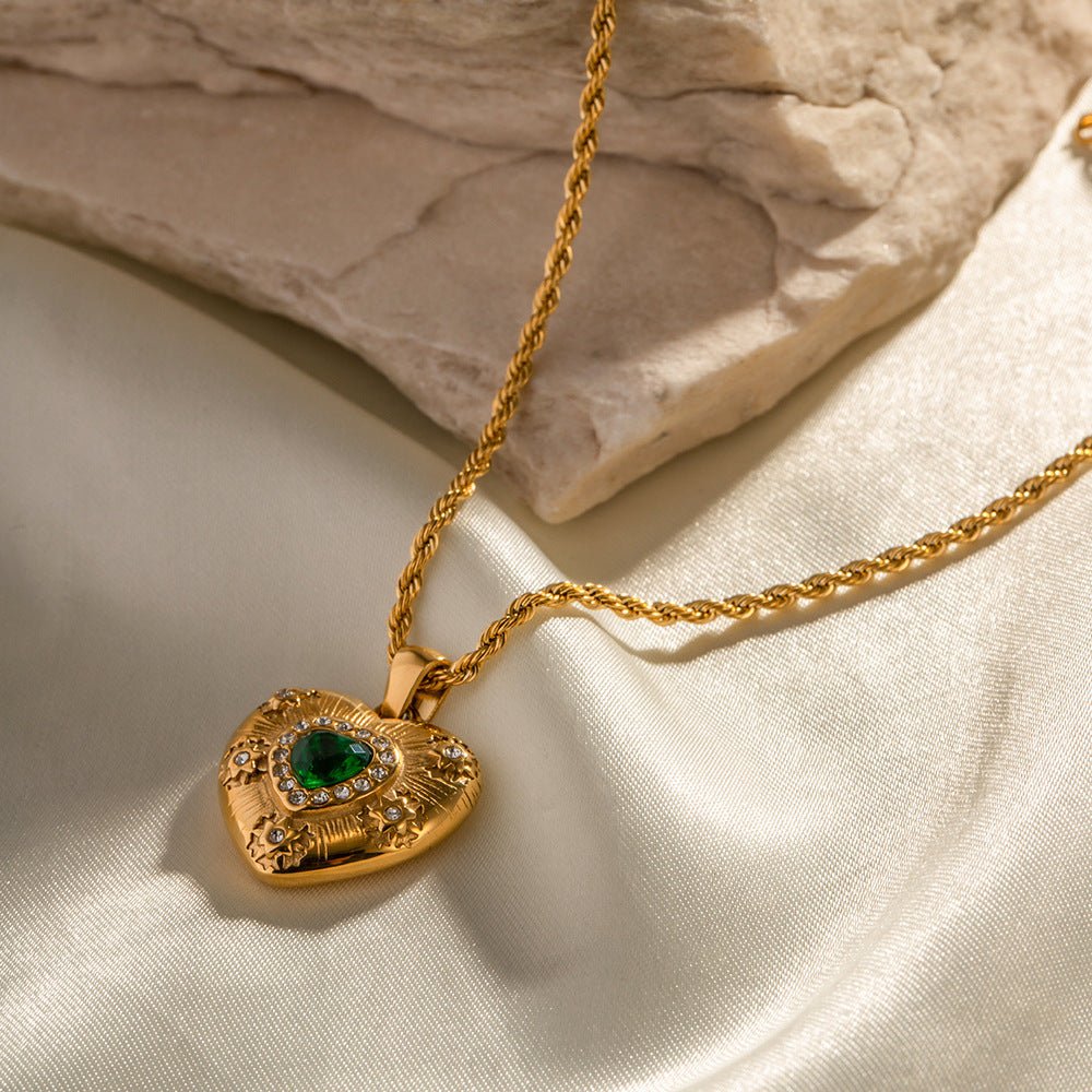 Caelus Herzhalskette in Gold