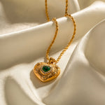 Caelus Herzhalskette in Gold