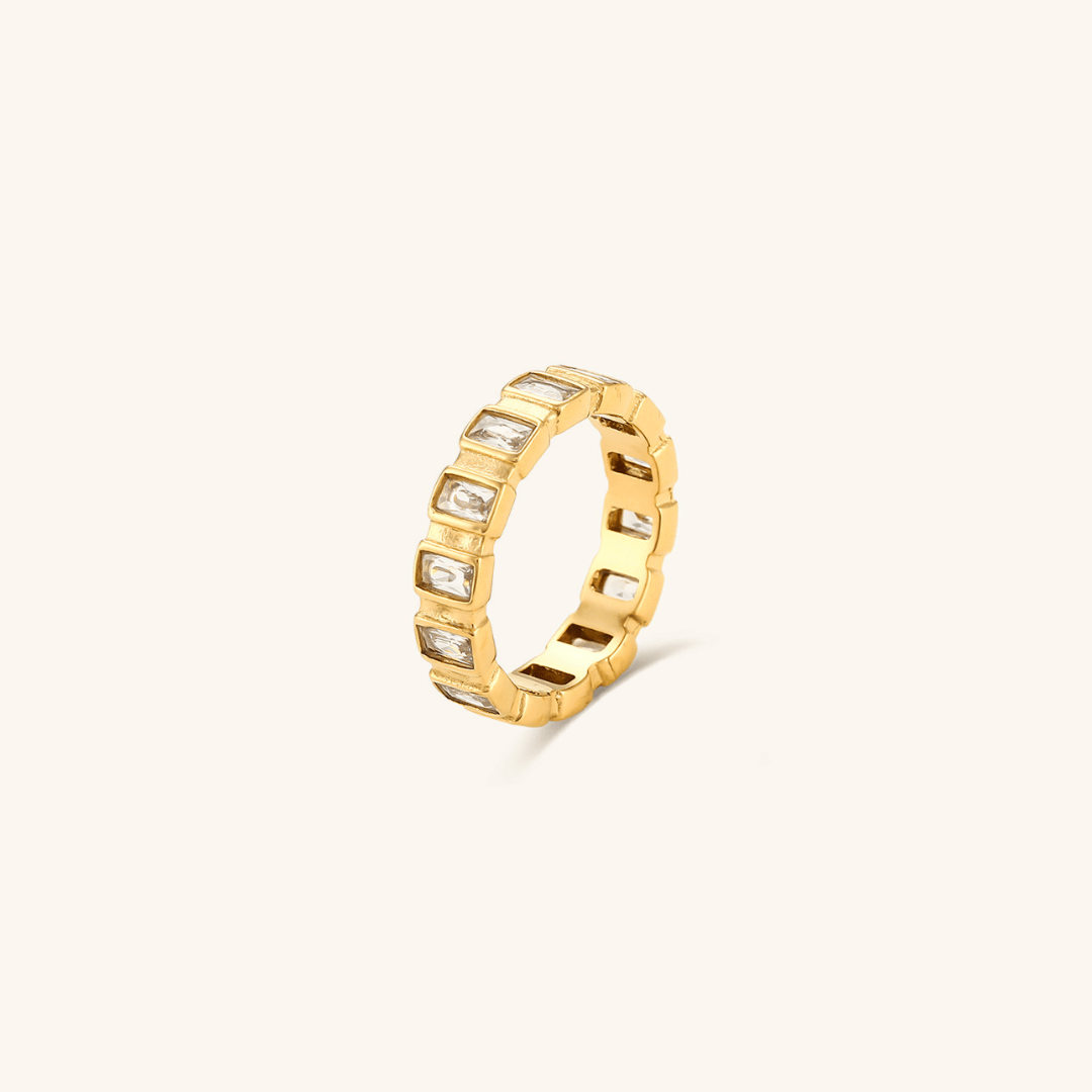 Calla Funkelnder Ring in Gold