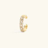 Camille Gemusterter Ring in Gold