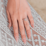 Candice Offener Ring in Gold