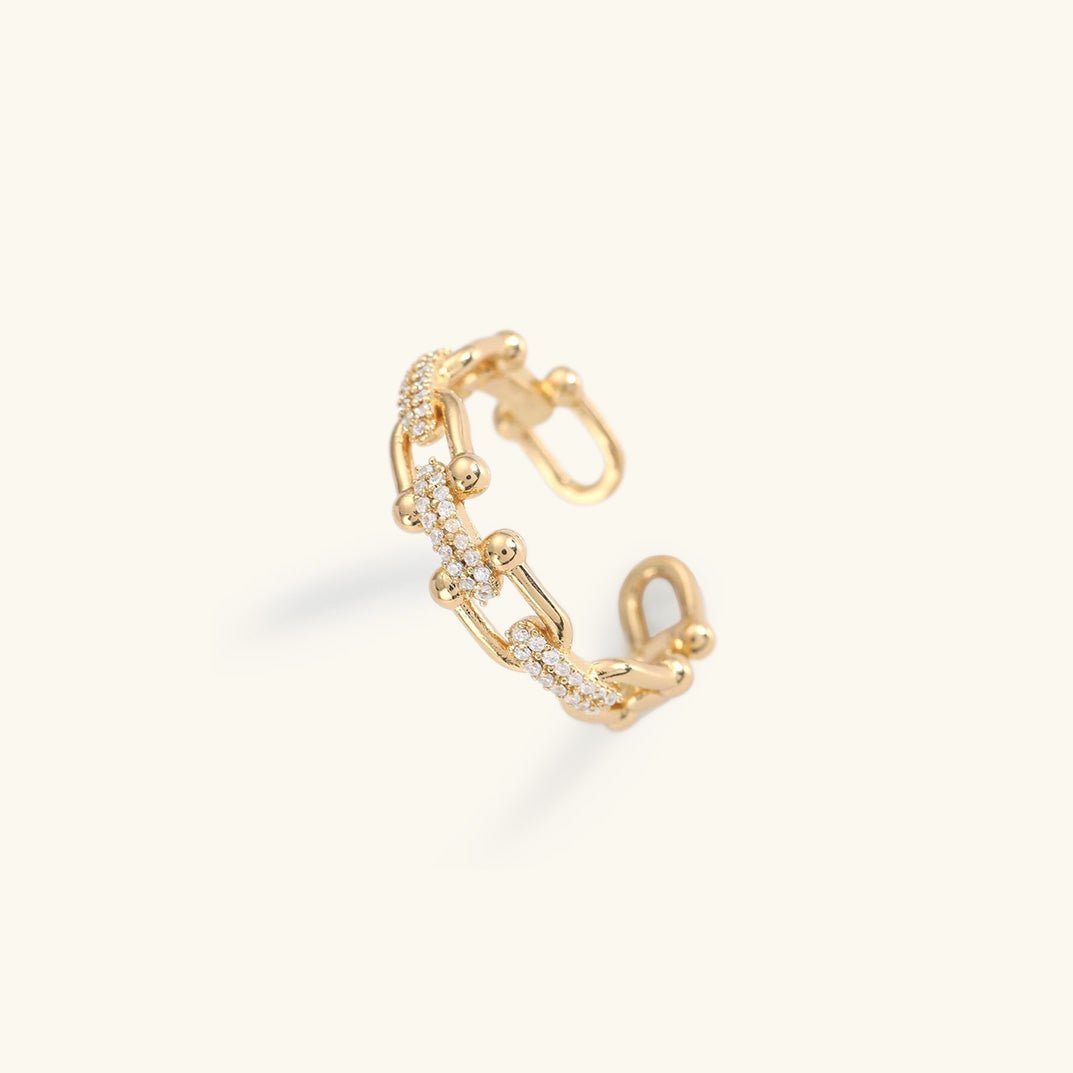 Chloe Offener Ring in Gold