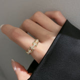 Chloe Offener Ring in Gold