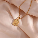 Cleo Engelhalskette in Gold