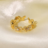 Colleen Schmetterlingsring in Gold