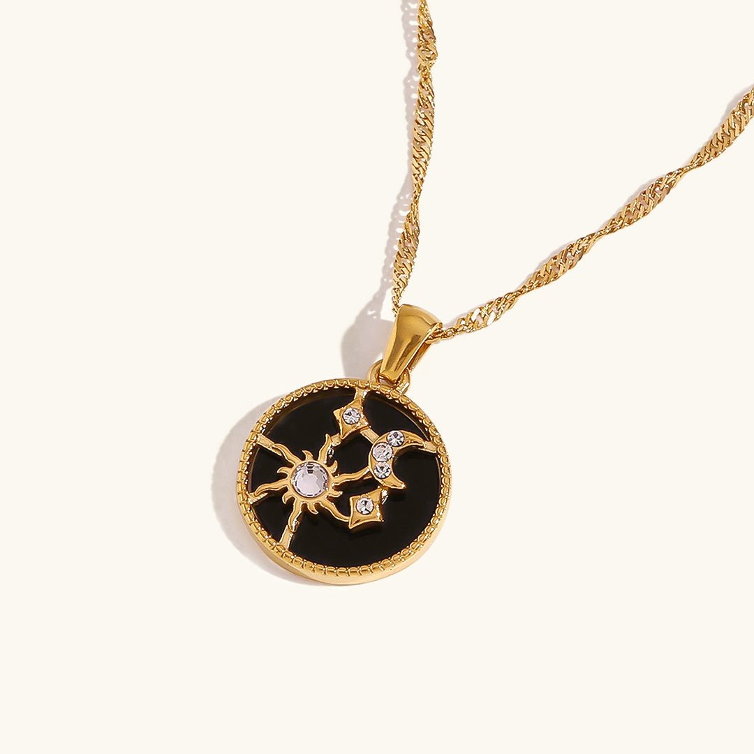 Cybil Himmelshalskette in Gold