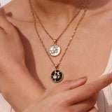 Cybil Himmelshalskette in Gold