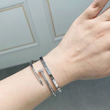 ETERNITY | Dünnes Silberarmband