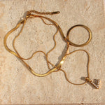 Fiona Initialenhalskette in Gold