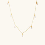 Freeda Perlenhalskette in Gold