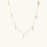 Freeda Perlenhalskette in Gold