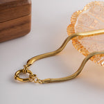 Gabriella Schlangenkette Halskette in Gold