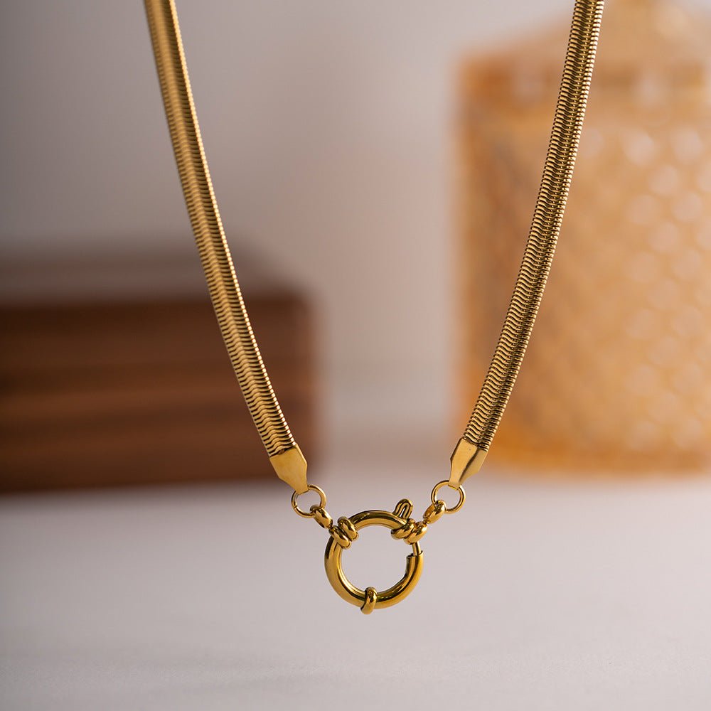 Gabriella Schlangenkette Halskette in Gold