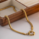 Gabriella Schlangenkette Halskette in Gold