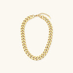 Gianna Grobe Gliederhalskette in Gold