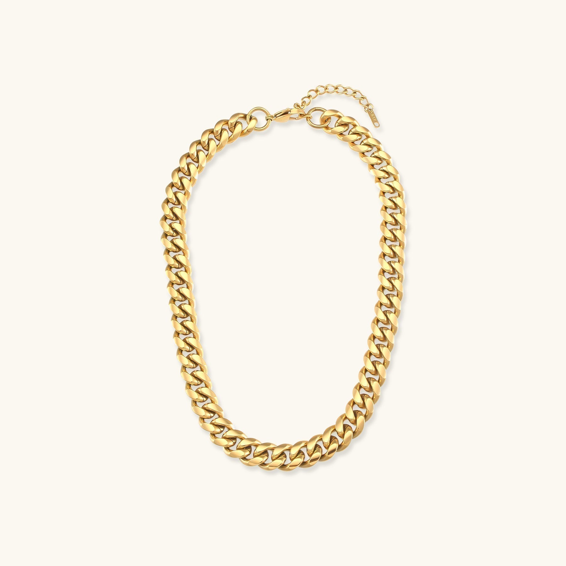 Gianna Grobe Gliederhalskette in Gold