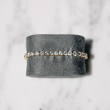 Elegantes Tennisarmband in Gold