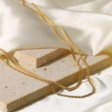 Hailey Layering-Halskette in Gold