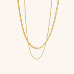 Hailey Layering-Halskette in Gold
