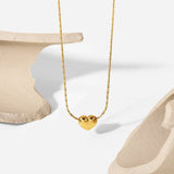 Jessica Herzhalskette in Gold